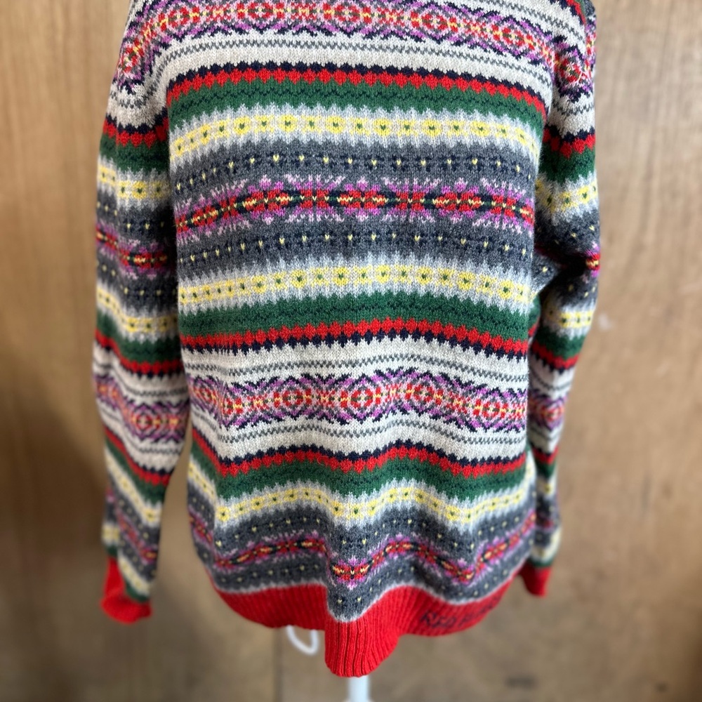 Vintage Brooks Brothers Red Fleece Sweater